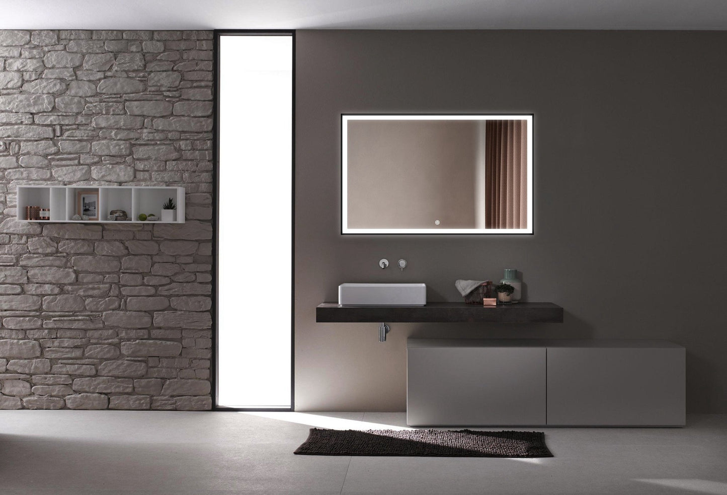 Infra Heating Lux+ LED Badkamerspiegel (60 x 80 cm)