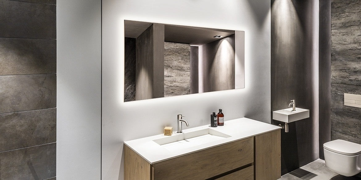 Infra Heating Smart LED Badkamerspiegel met Infraroodverwarming – 3 Varianten (60x80, 60x100, 60x120 cm)