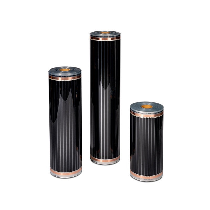 Luctriqa Infrarood Verwarmingsfolie 100W per m² 230V – energiezuinige verwarmingsfolie voor vloerverwarming, ideaal voor installatie in slimme huizen en commerciële ruimtes, biedt comfortabel warmte en een efficiënte warmteverdeling.”100W per/m2 60cm