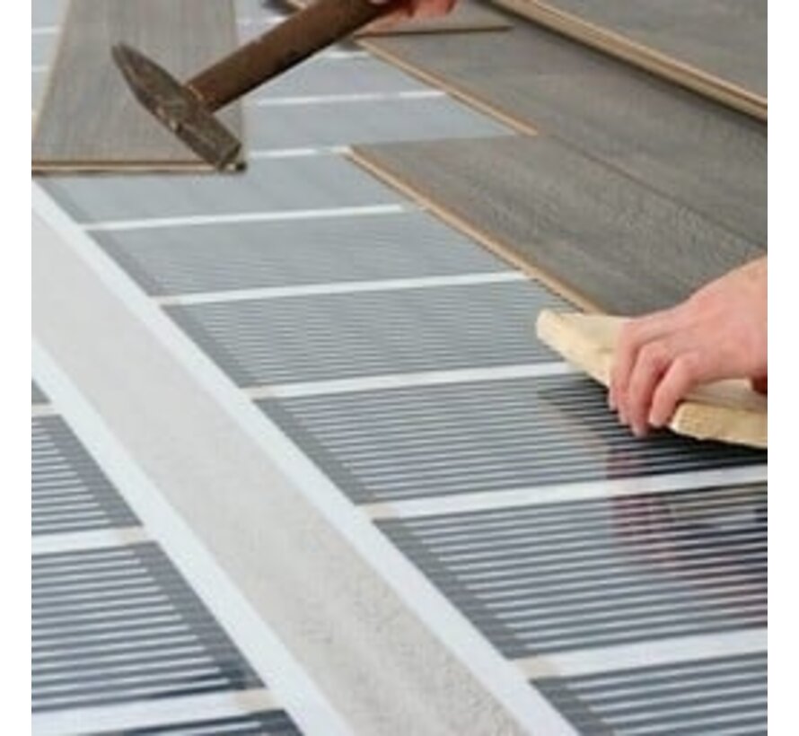 Infra Heating Folieverwarming 140 W/m² – laminaat, hout & parket
