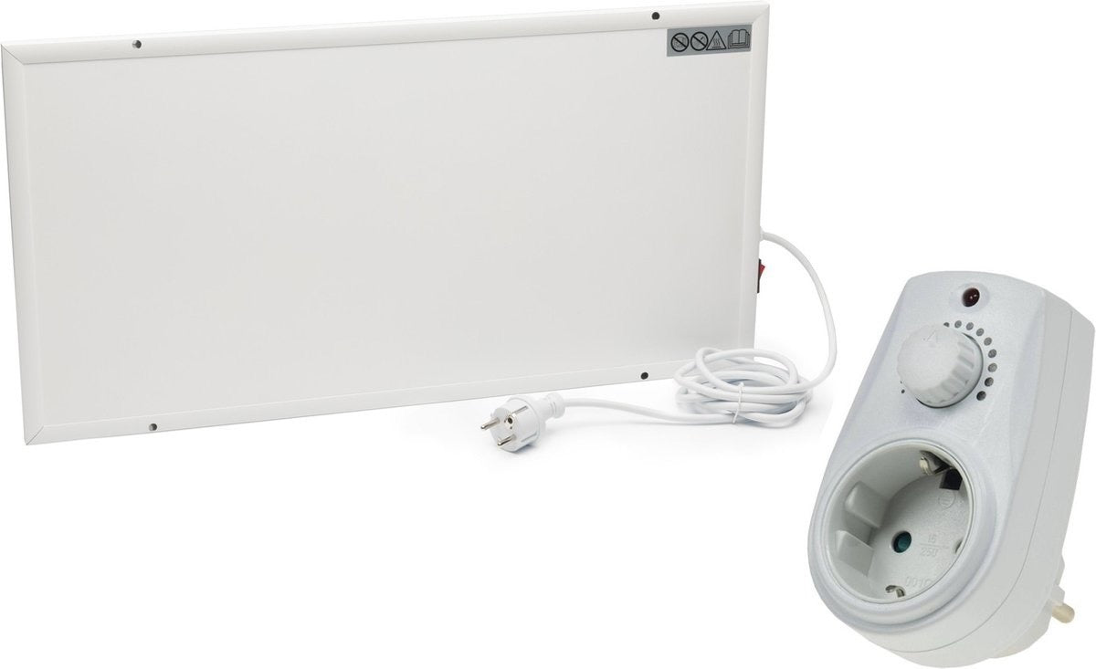 Infra Heating Fix+ Infraroodpaneel Vastschroevend (30 x 60 cm, 135W) – Compacte & Efficiënte Werkplekverwarming