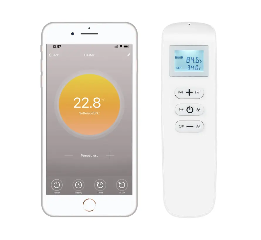 Infra Heating Smart infraroodpaneel 59 × 59 cm – 350 W WiFi