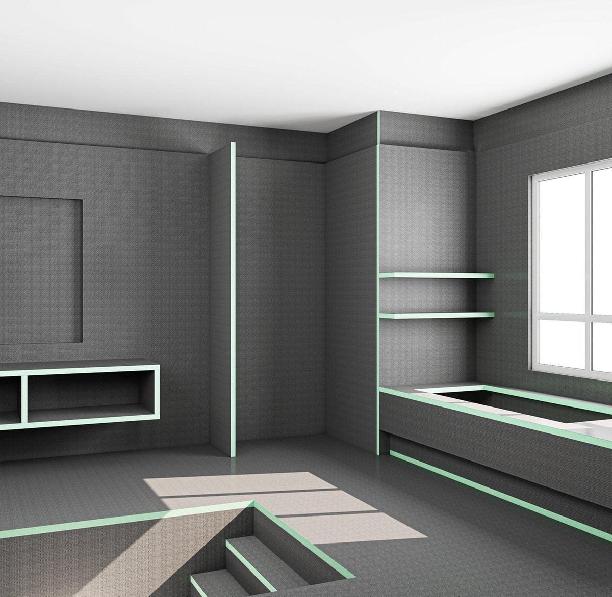 Infra Heating Isolatie plaat (Tegels) Hardfoam ISO64 6, 10 en 20mm