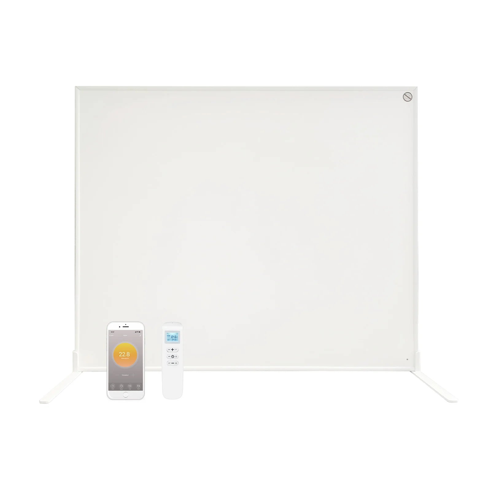 Infra Heating SP Wifi remote control verplaatsbaar infraroodpaneel 360, 450 en 720 W
