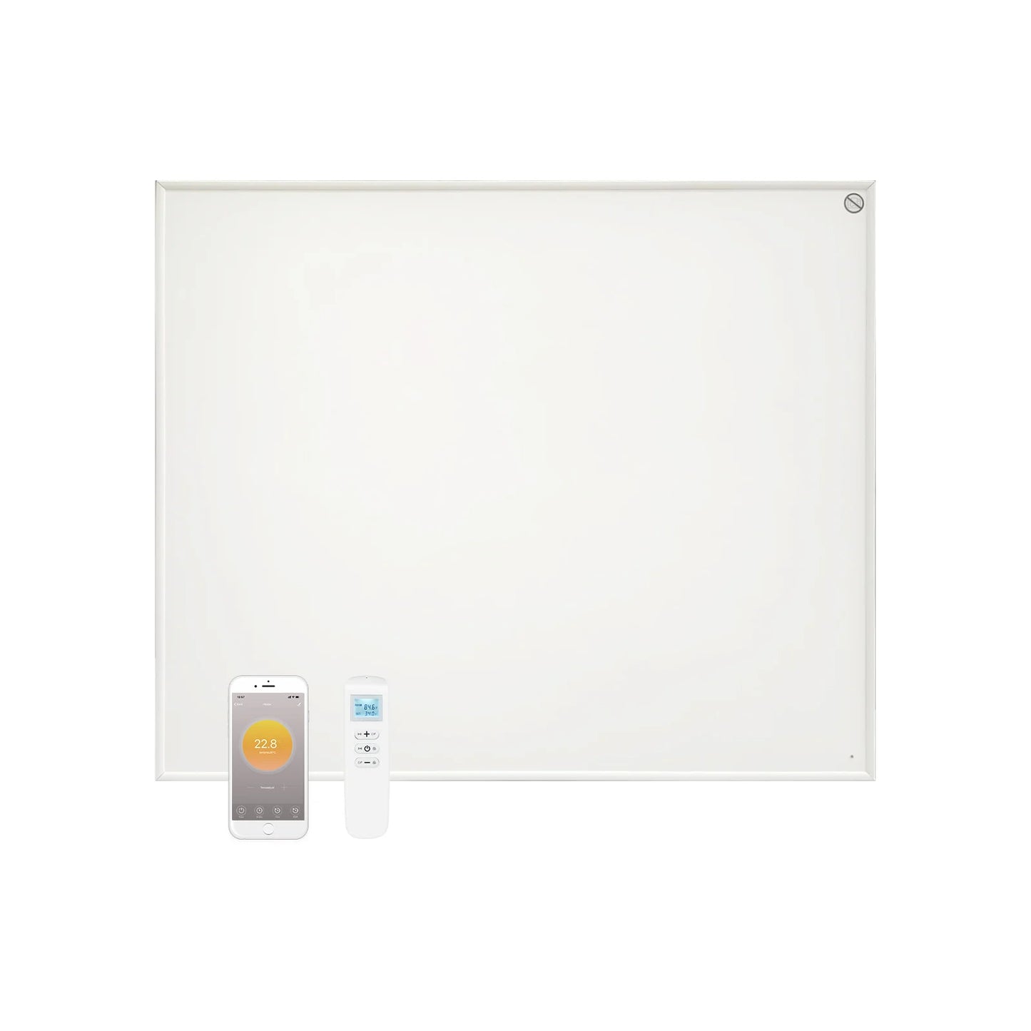 Infra Heating SP Wifi remote control verplaatsbaar infraroodpaneel 360, 450 en 720 W