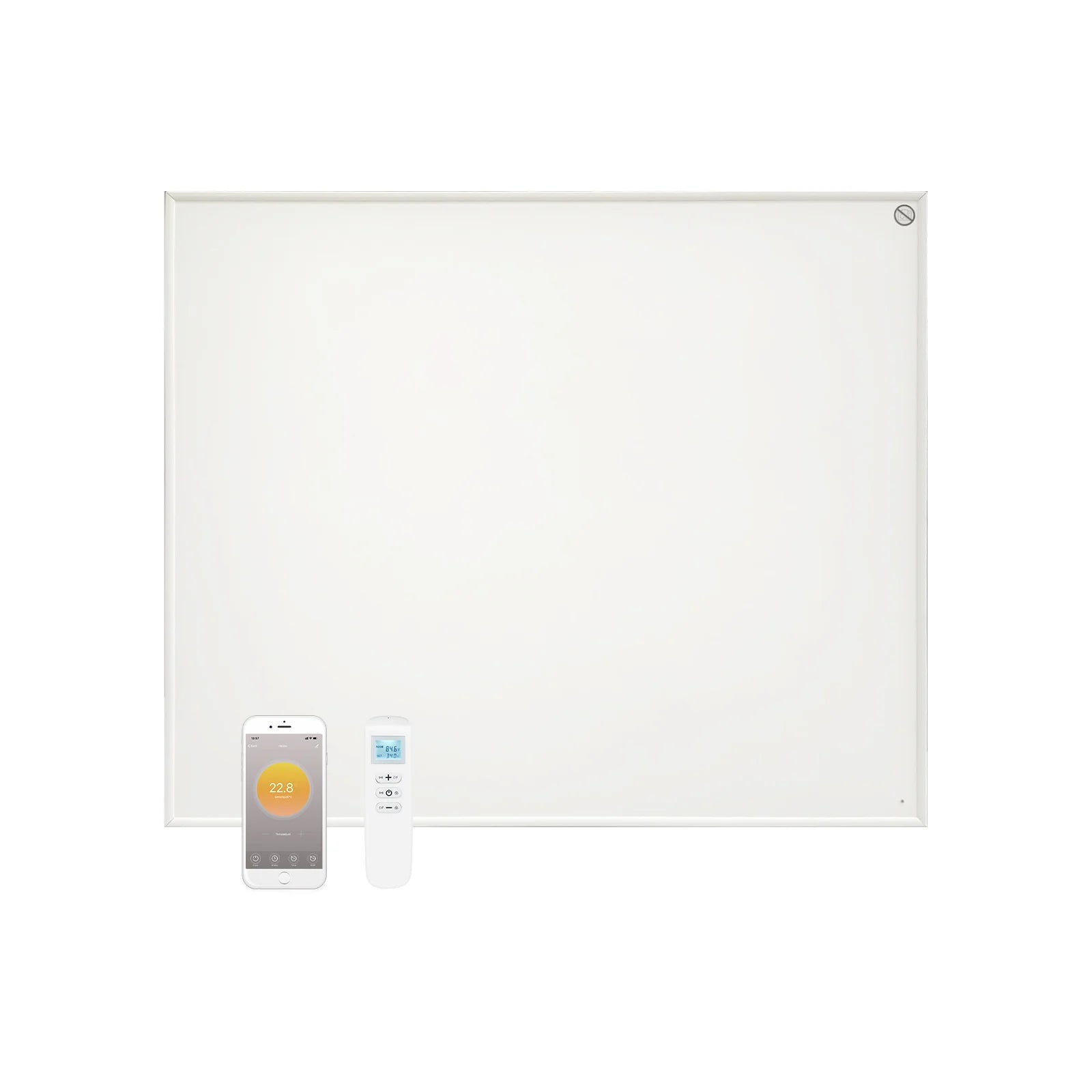 Infra Heating SP Wifi remote control verplaatsbaar infraroodpaneel 360, 450 en 720 W