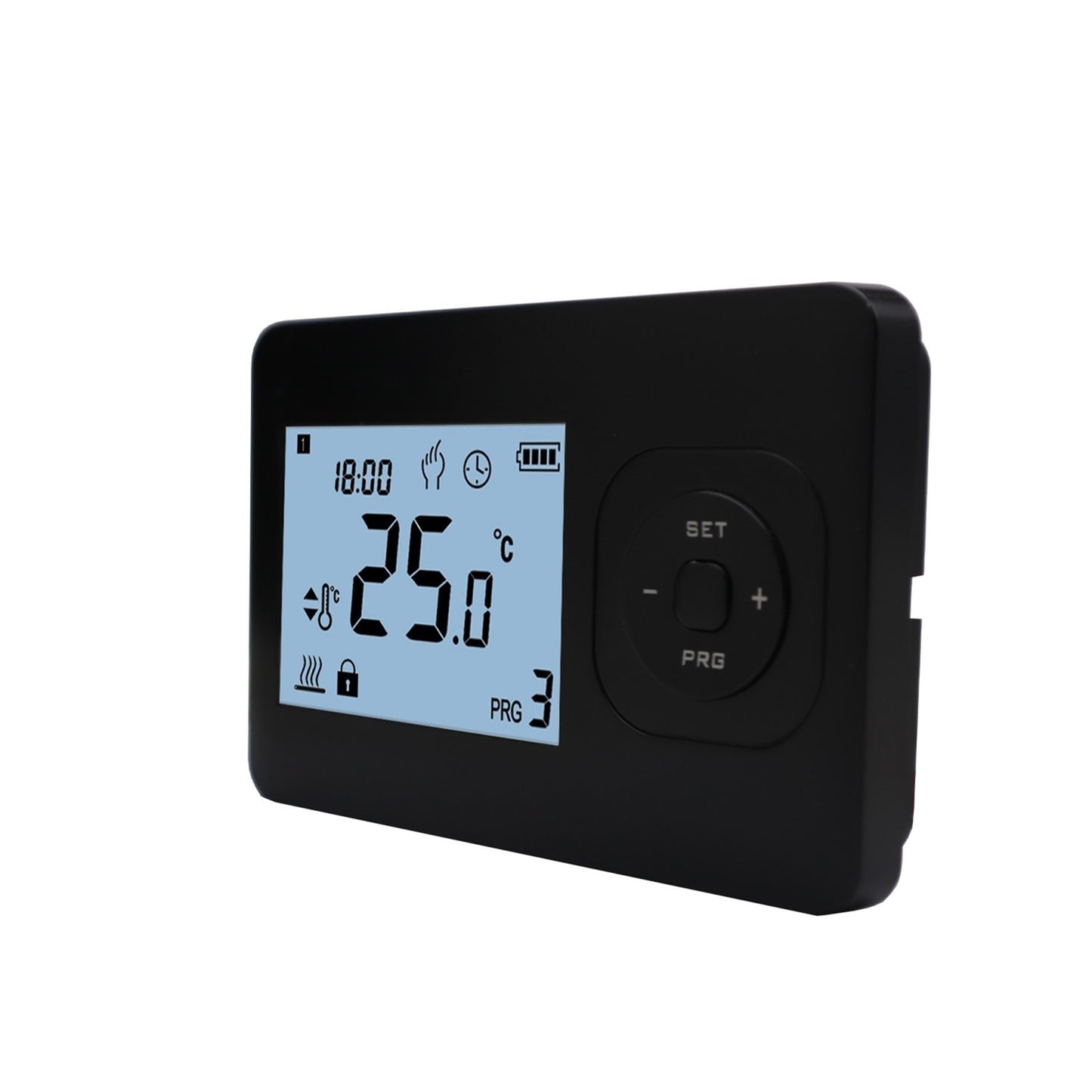 Infra Heating CV Klokthermostaat - Digitaal - Aan/Uit - Zwart