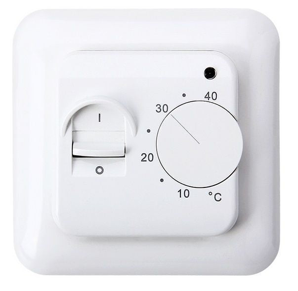 Infra Heating 150 W vloerverwarmingsmat set inclusief eenvoudige handmatige thermostaat