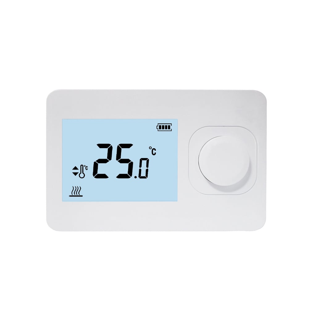Infra Heating Basic draadloze eenvoudige thermostaat niet programmeerbaar opbouw
