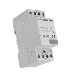 Infra Heating Magneetschakelaar/relais 25A, 4polig, 35mm breed
