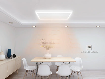 Infra Heating HL infraroodpaneel met LED verlichting 63 × 65,5 cm – 400 W